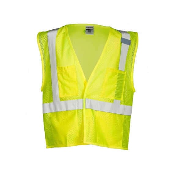 4XL Class 2 High Visibility Vest, Lime 1083-4X