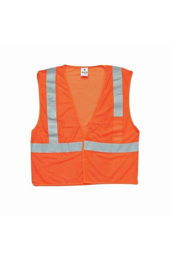 6XL Class 2 High Visibility Vest, Orange 1084-6X