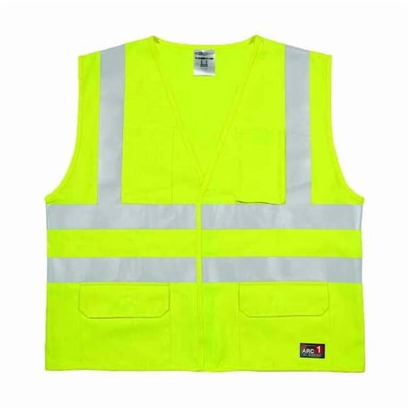 Kishigo High Visibility Vest,Yellow/Grn,4XL/5XL GF188-4X-5X
