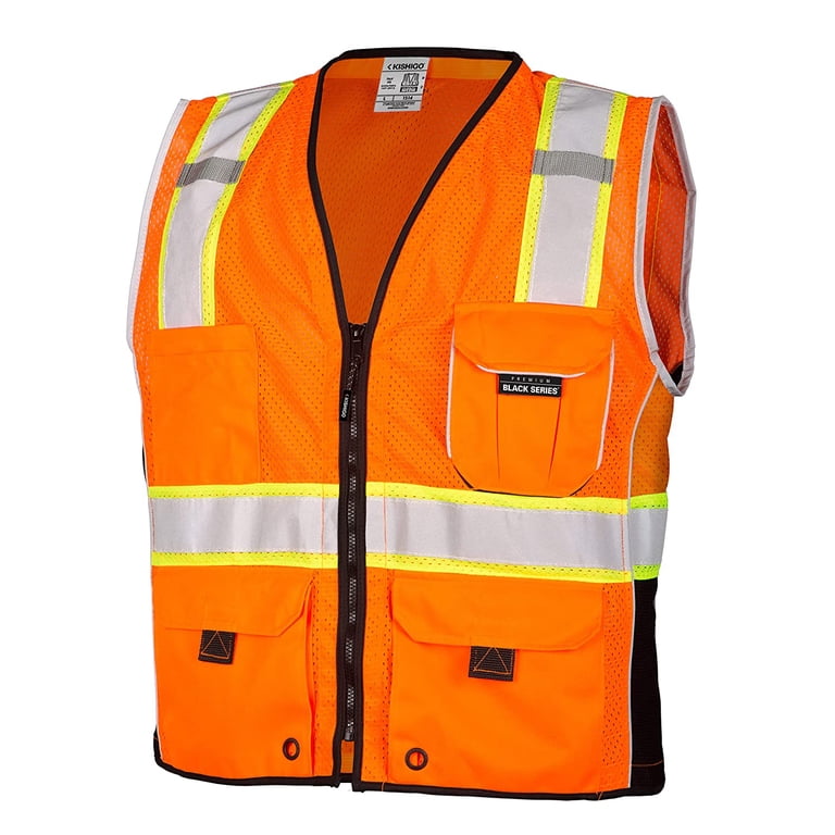 High Visibility Work Safety Vest PIP 302-0900 ANSI Type R Class 2 Two ...