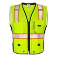 thumbnail image 1 of Kishigo - Premium Black Series Heavy Duty Vest - 1513-1514 - Lime - Size: 2XL, 1 of 4