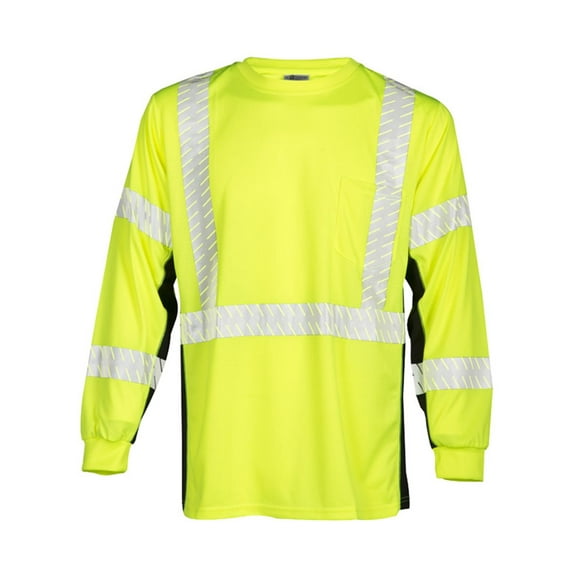 Kishigo Unisex T-Shirt, Polyester, Green, L 9134-L