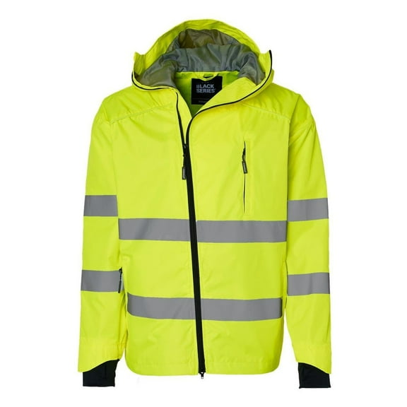 Kishigo Windbreaker, 100% Polyester, Class 3 R, Lime, 5XL WB102-5X