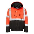 thumbnail image 1 of Kishigo - Ripstop Bomber Jacket - JS130-132 - Fluorescent Red - Size: XL, 1 of 3