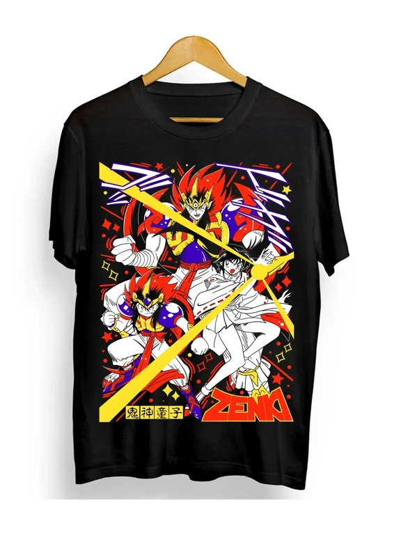 Kishin Douji Zenki T-shirt Anime Manga Chiaki Enno Karuma Kawaii Shirt All Size