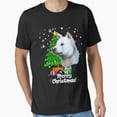 thumbnail image 1 of Kishu Ken Holiday Gift Idea Cute Festive Dog Lover Winter Design Unisex T-Shirt, up to size 5XL, 1 of 2