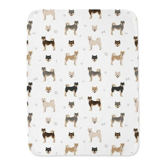 Kishu Ken Seamless Pattern Blanket -Image by Shutterstock,