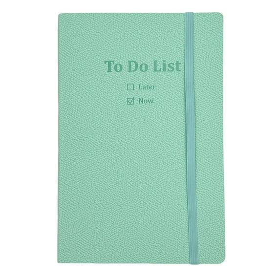 Kiskick A5 Planner Thick Paper Planner A5 To-do Planner Hardcover Elastic Band Ribbon Bookmark No Bleed Thick Paper Time Management Notebook Journal Dairy