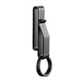 thumbnail image 1 of Hevirgo Belt Key Clip Waist Car Keychain Belt Loop Keychain Clip Double Side Quick Release Anti-lost Anti-slip Stainless Key Holder with Detachable Key Ring, 1 of 8