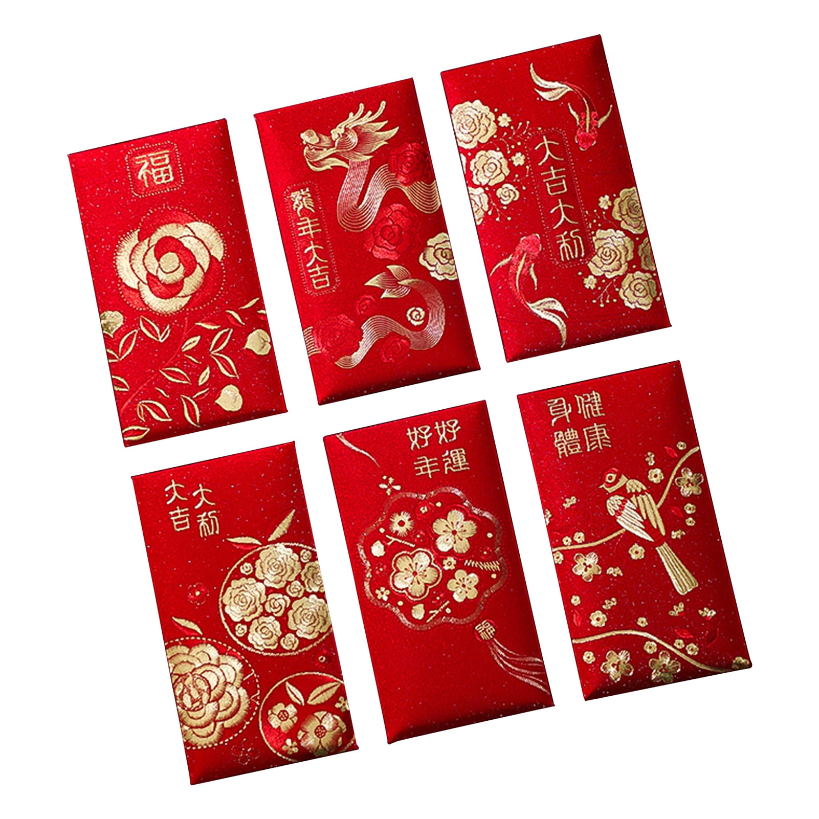 Kiskick Cute Shape Envelopes Chinese New Year Envelopes 2024 Year of