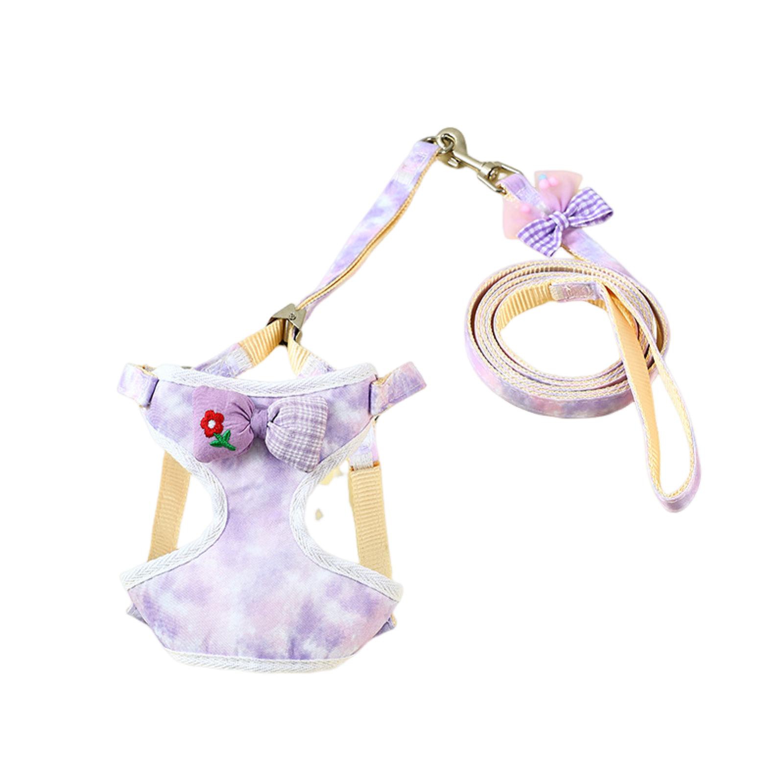 Kiskick Dog Leash with Clip Pressure Distribution Dog Vest Adjustable