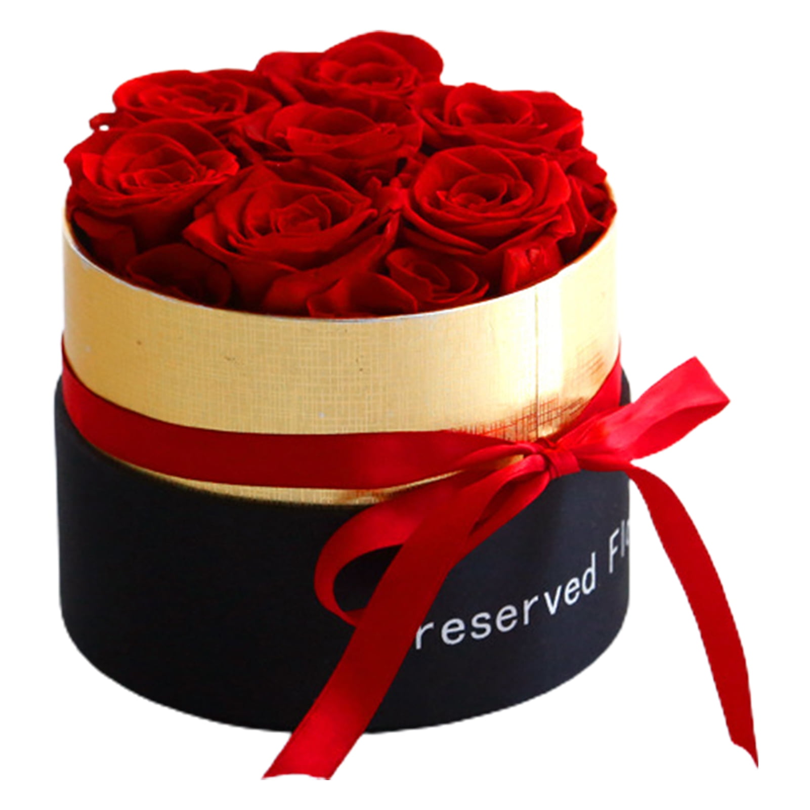 Kiskick Everlasting Flower Gift Longlasting Flower Arrangement Preserved Roses Box Long Lasting