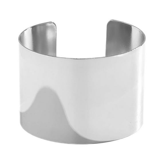 Hevirgo Metal Bracelet Adjustable Arm Cuff Exaggerate Vintage Punk Boho Stainless Metal Adjustable Opening Cuff Bangle Wide Wrist Jewelry for Women