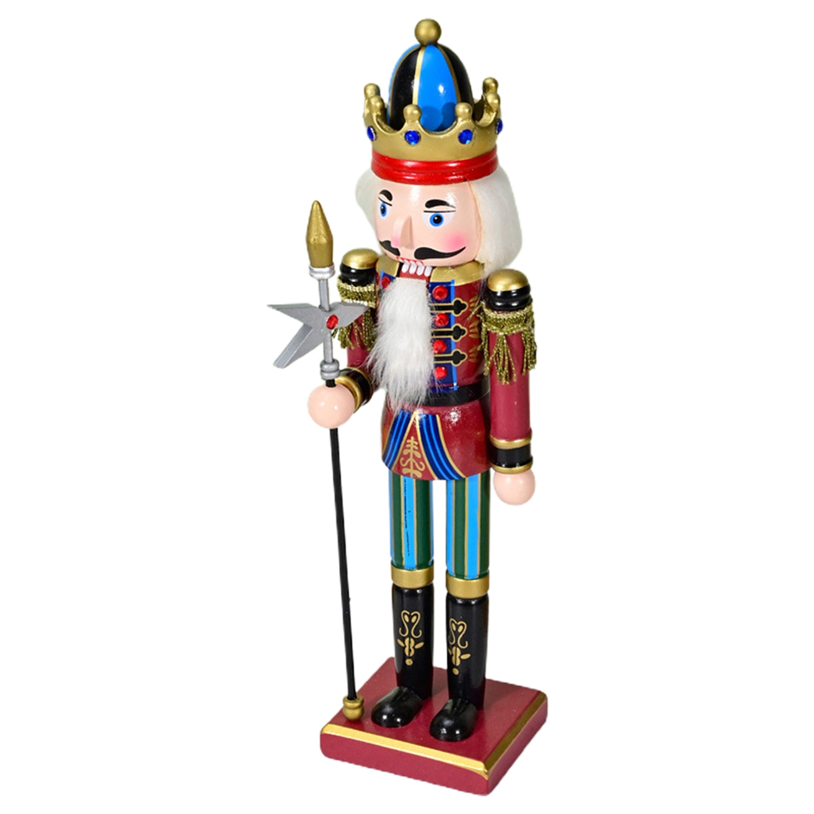 Kiskick Nutcracker Soldier Ornament Nutcracker Christmas Gifts Wooden