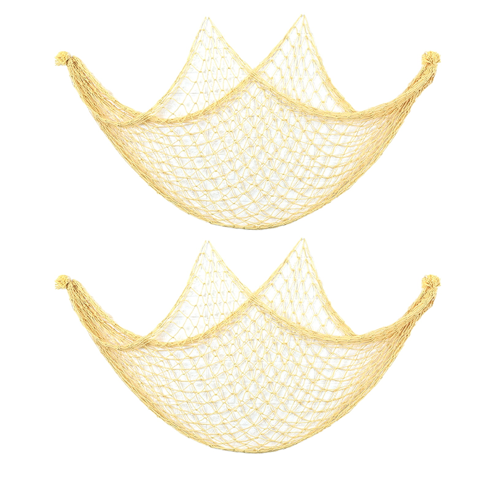 Kiskick Party Supplies 2pcs Decorative Fishing Nets Hanging Ornaments ...