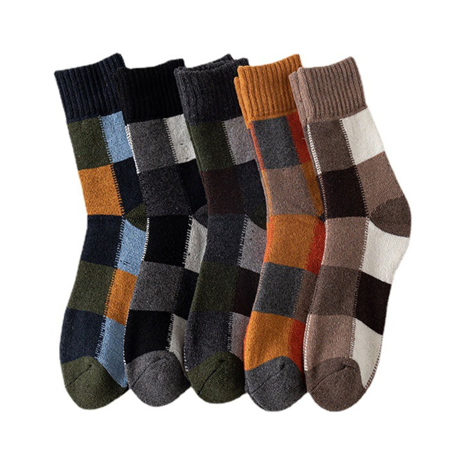 Kiskick Thick Winter Socks Warm Cozy Socks 1 Pair Men Winter Socks