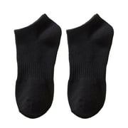 Kiskick Unisex Elastic Socks 1 Pair Unisex Mid-tube Solid Color Socks Elastic Anti-slip Warm Soft Sweat Absorbing Winter Essential