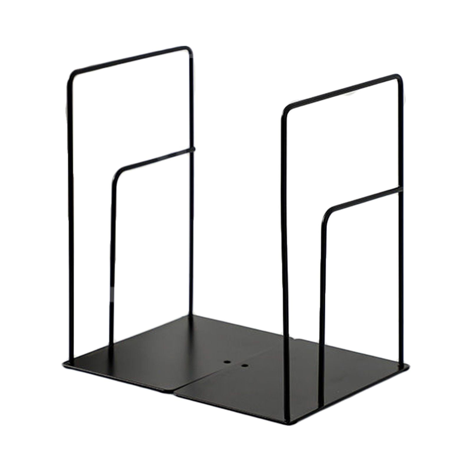 Kiskick Vertical Book Stand Book Stand 1 Pair Hollow Metal Book Clip