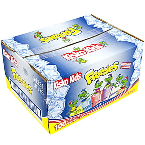 Kisko Freezies Ice Pops, 100 Count, 0.75 fl oz