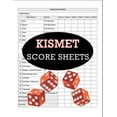 thumbnail image 1 of Kismet Score Sheets : 100 Kismet Score Pads, Kismet Dice Game Score Book, Kismet Dice Game Score Sheets (Paperback), 1 of 1
