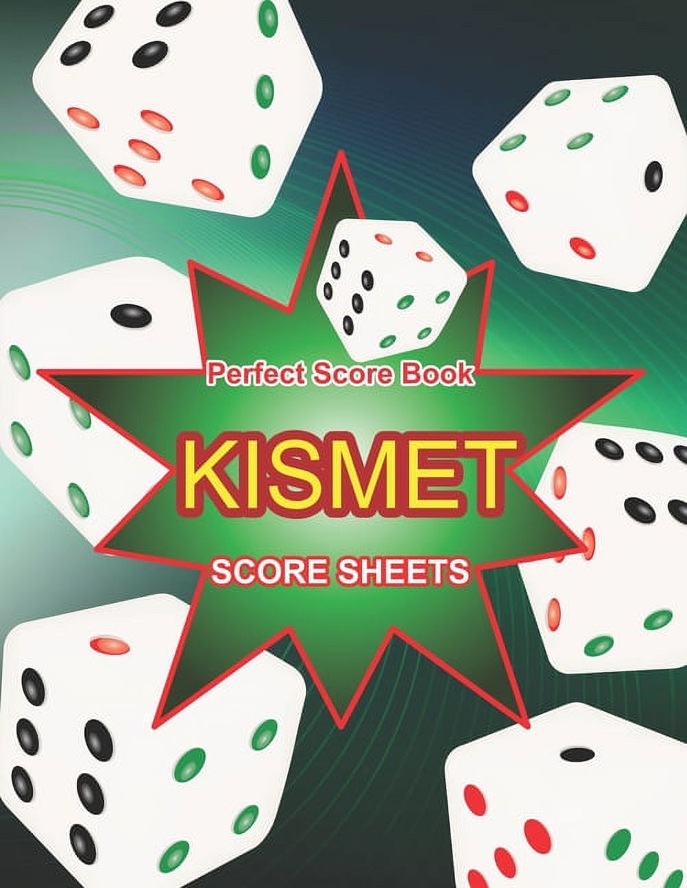 Kismet Score Sheets Kismet Score Pads, Kismet Dice Game Score Book