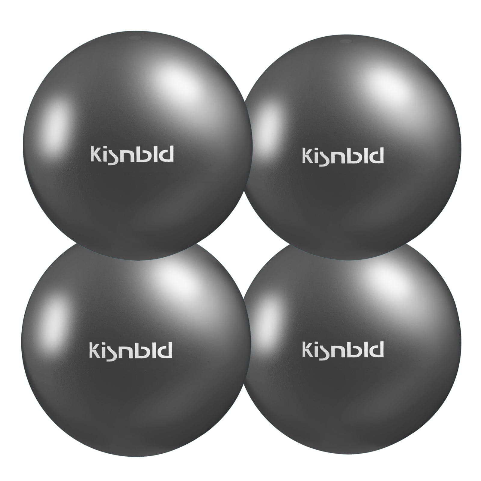 kisnbld Pilates Ball, 9-inch Anti-Burst Small Exercise Ball, Mini Yoga Ball for Physical Therapy, Stretching & Core Strength for Home Gym & Office
