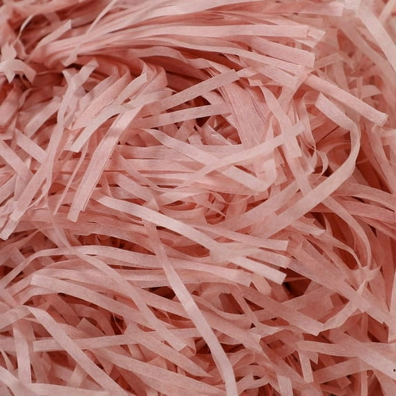 Kisor 200g Multicolored Raffia Paper Shreds Strands Grass Stuffer Shredded Crinkle Cut Confetti for Basket Filling Wrapping Wedding Party Supplies, 49 Assorted Colors, C#Champagne Powder, RA0784
