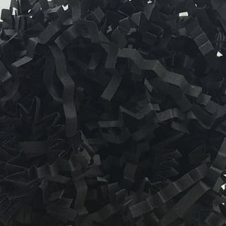 hanxiulin black crinkle cut paper shred filler, shredded paper for