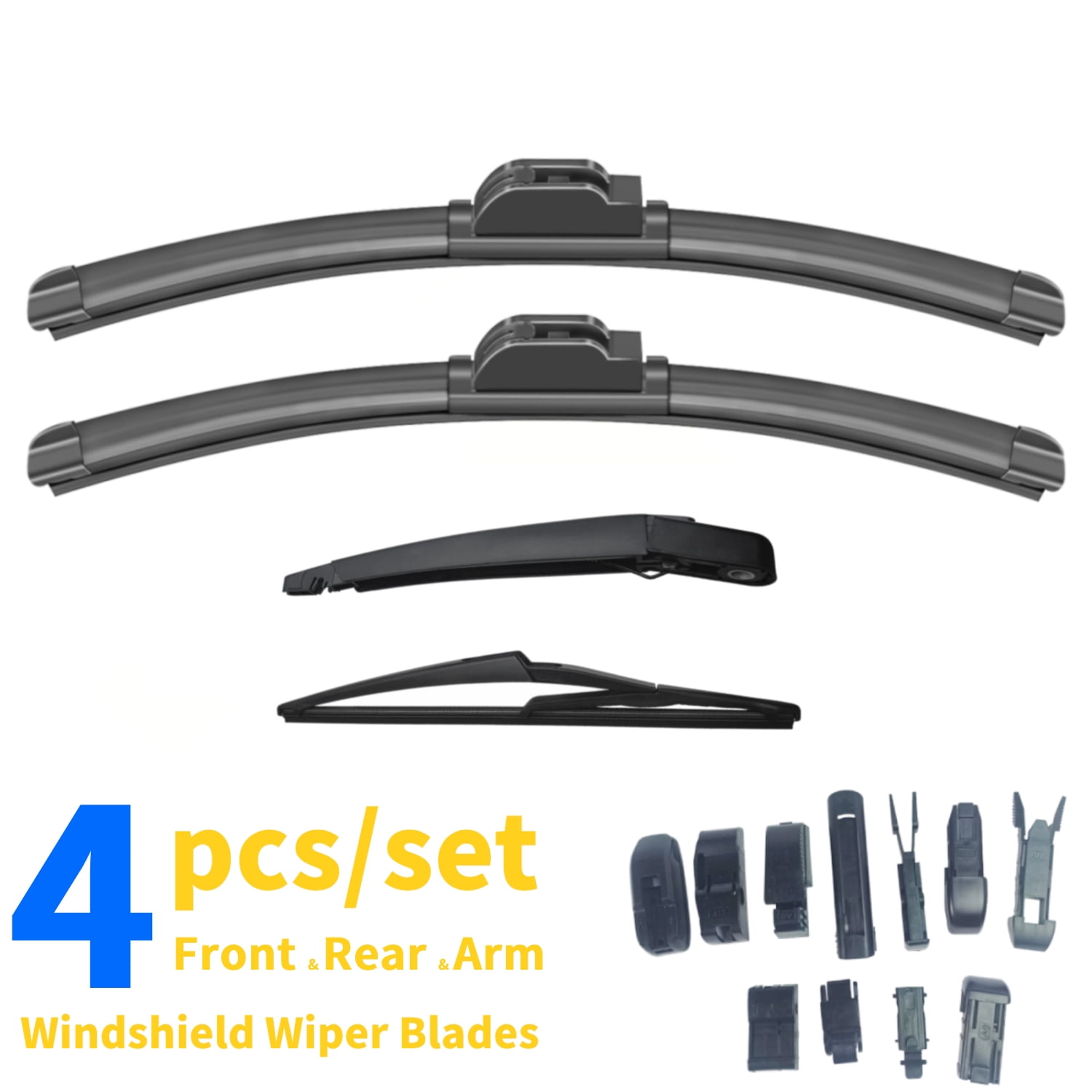 Front And Rear Wiper Kisor Front Rear Wiper Blades And Rear Wiper Arm 26