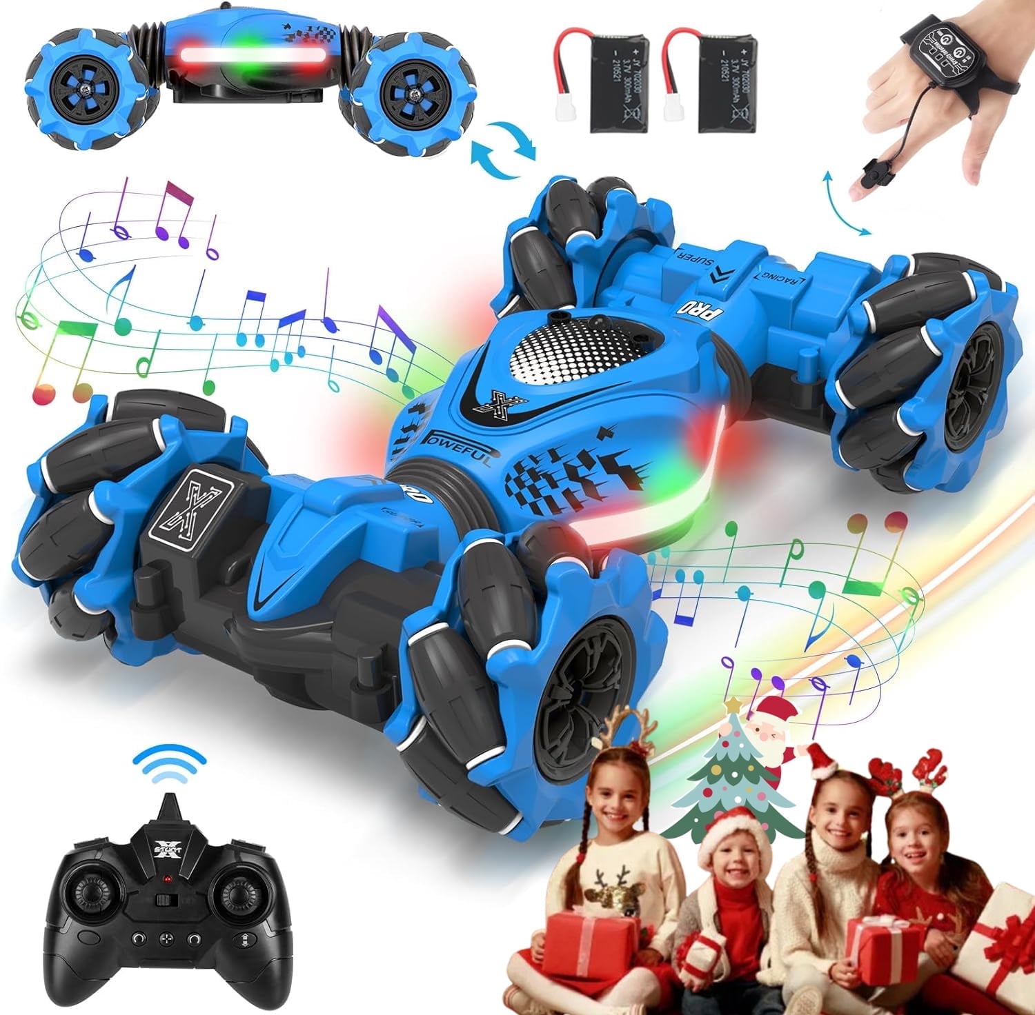 hand gesture control rc drift stunt control con mano
