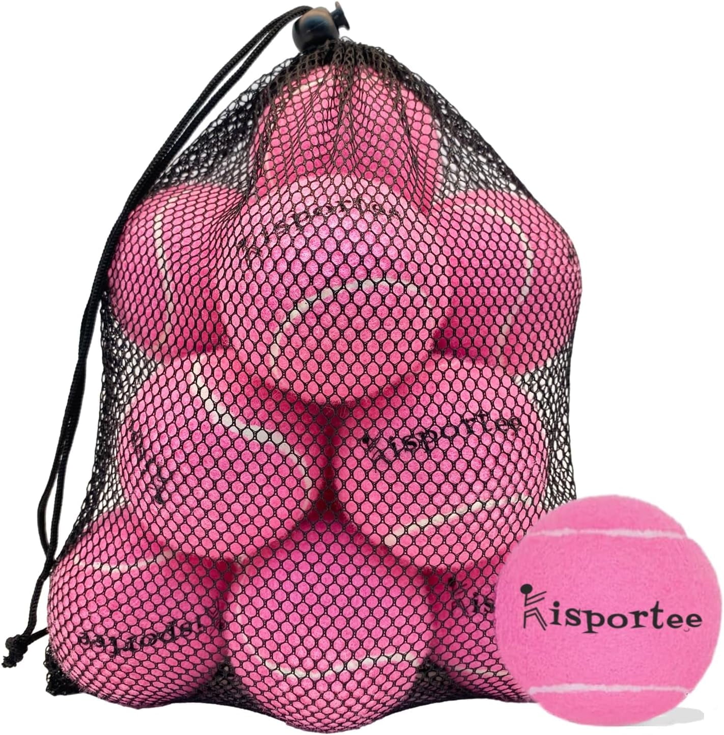 ZHUOKECE 18 Pack Tennis Balls - Training & Practice Balls With Mesh Bag, For Beginners & Dogs - View #7