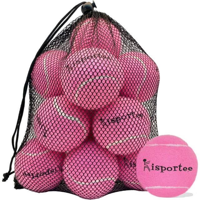 Kisportee Tennis Balls, 12 Pack Training Tennis Ball Practice Balls