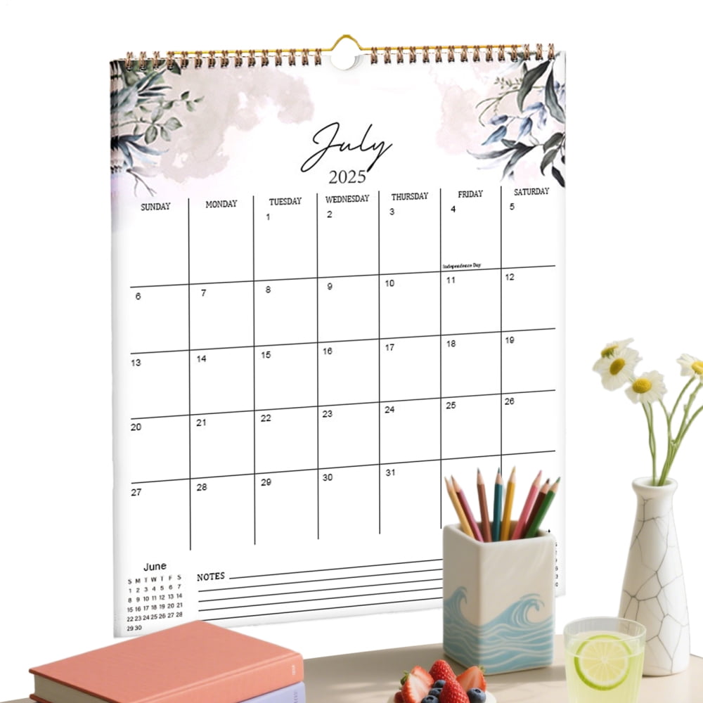 Kisronda 20252026 Calendar Monthly Calendar Planner Large Ruled Blocks