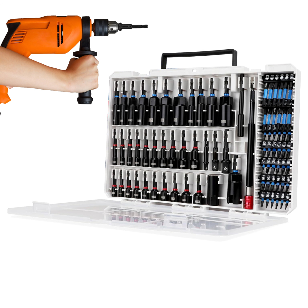 Kisronda Nut Driver Bit Set Industrial Work Tool Kit 80 Pieces Shock ...