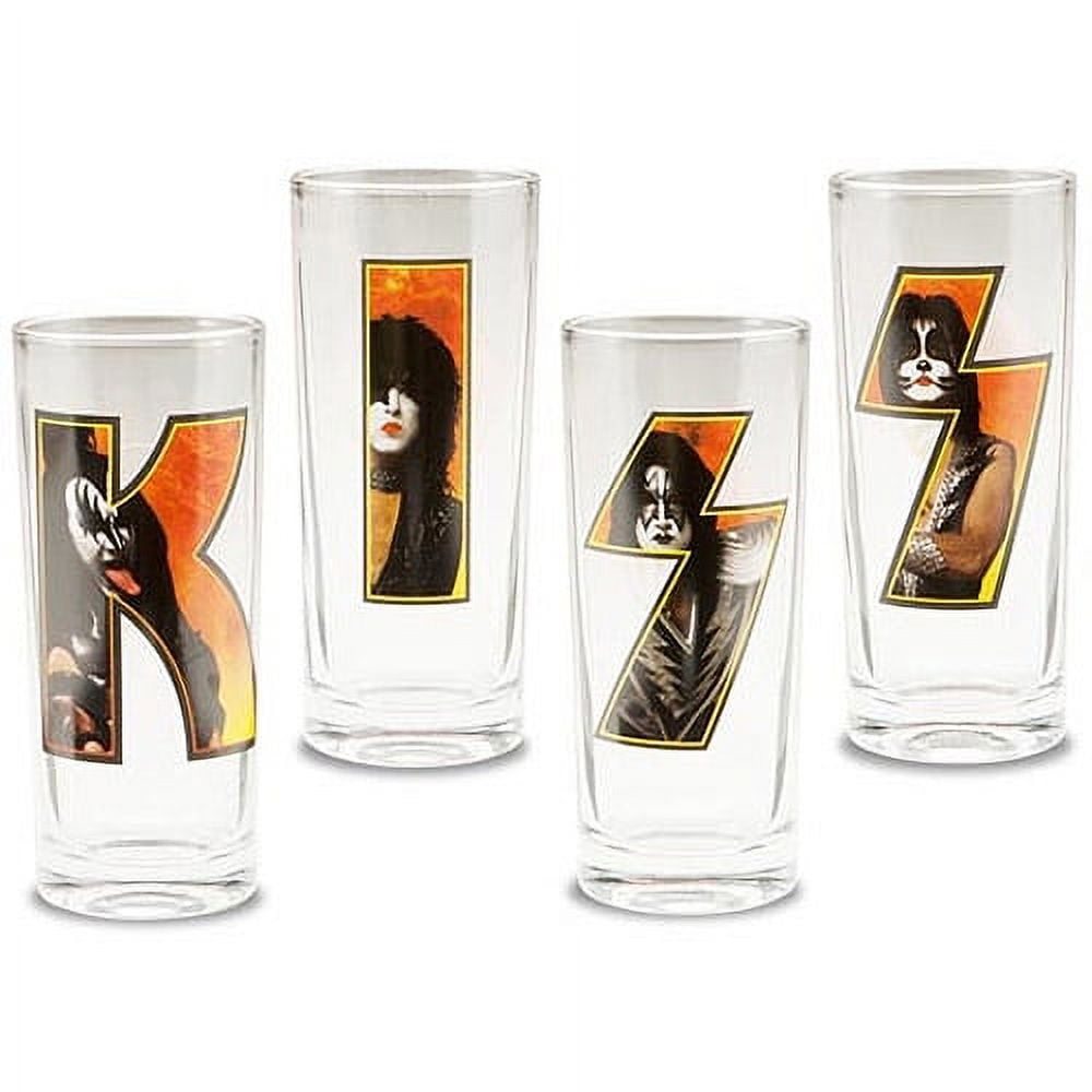 Kiss 4Piece Pint Glass Set