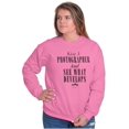 thumbnail image 1 of Kiss A Photographer See What Develops Sweatshirt for Men or Women Brisco Brands 2X, 1 of 6