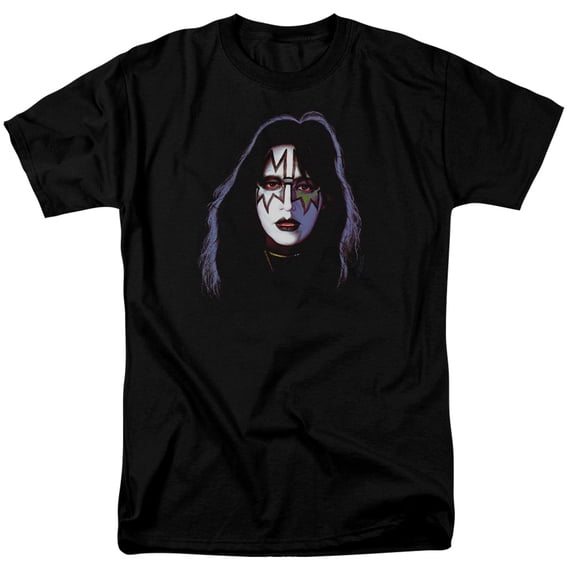 Kiss Ace Frehley Cover S/S Adult 18/1 T-Shirt Black