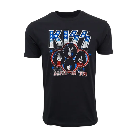 Kiss Alive in 77 Band Unisex T-shirt Gift For Fan