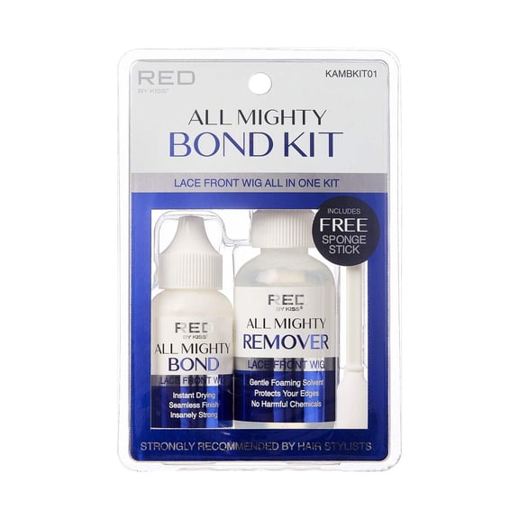 Red by Kiss All Mighty Bond Lace Glue Kit _ Bond, Remover and Applicator