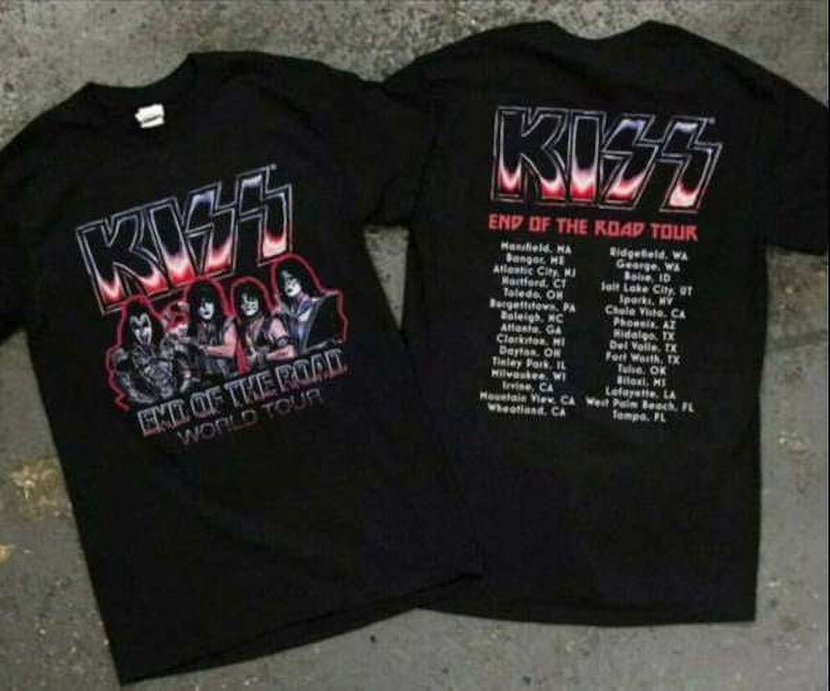 Kiss Band End Of The Road World Tour T-Shirt - Walmart.com