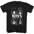 thumbnail image 1 of Kiss Band Faces Black Adult Classic T-Shirt, 1 of 2