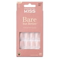 thumbnail image 1 of Kiss Bare But Better Nails Short Length Nude (Pack of 4), 1 of 2