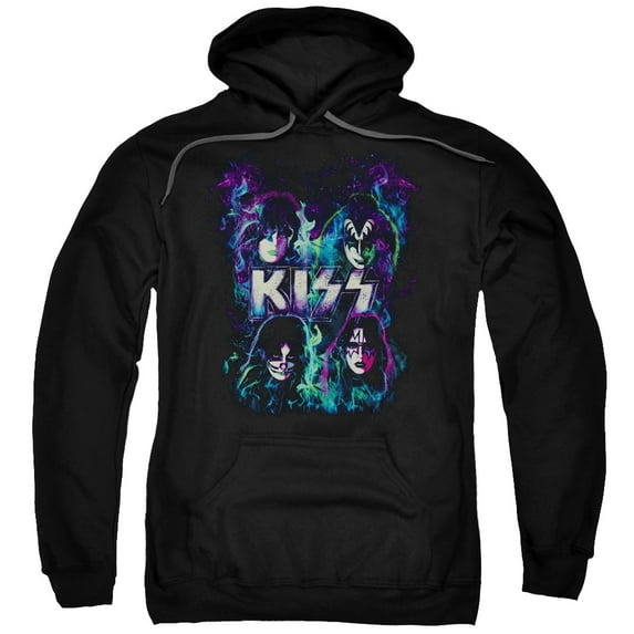 Kiss CoLord of the Ringsful Fire Adult Pullover Hoodie Sweatshirt Black