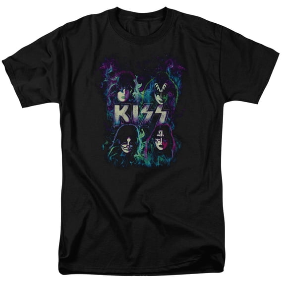 Kiss - Colorful Fier - Short Sleeve Shirt - Large