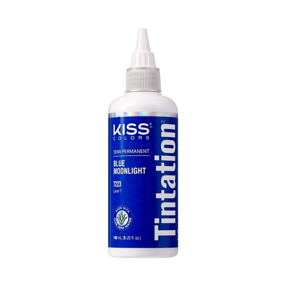 Kiss Colors & Care Tintation Semi-Permanent Hair Color Dye - BLUE MOONLIGHT