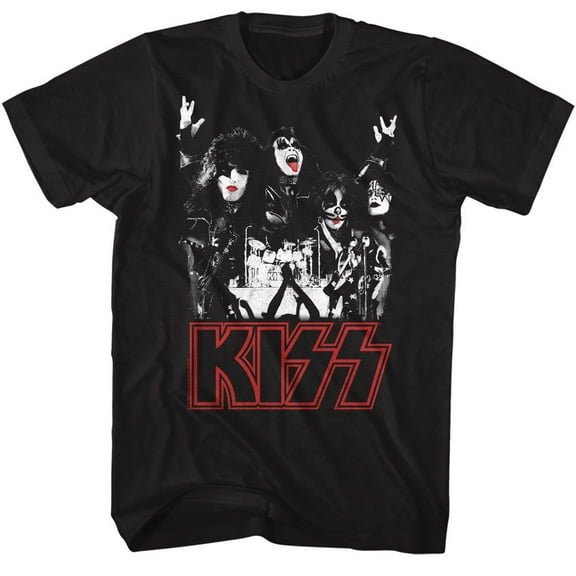Kiss Concert Black T-Shirt