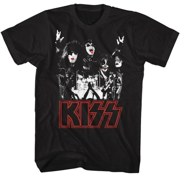 Kiss Concert Black T-Shirt