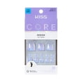 thumbnail image 1 of Kiss Core Magnetic Press On Toenails, ‘Elation’, Blue, Short Squoval, 26 Count, 1 of 8