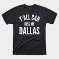 thumbnail image 1 of Kiss Dallas Shirt, Texas Map Graphic Tee, Southerner Pride T-Shirt, Funny Texas Shirt, 1 of 2