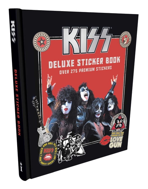 Kiss Deluxe Sticker Book, (Hardcover)